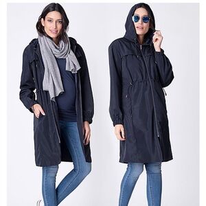 Seraphine Maternity 3-in-1 Rain Jacket size 8